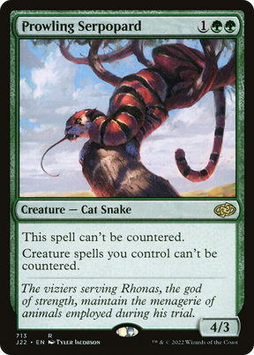 Magic: The Gathering - Prowling Serpopard - Jumpstart 2022
