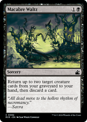 Magic: The Gathering - Macabre Waltz Foil - Ravnica Remastered