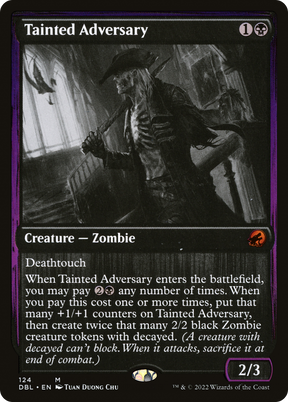 Magic: The Gathering - Tainted Adversary Foil - Innistrad: Double Feature
