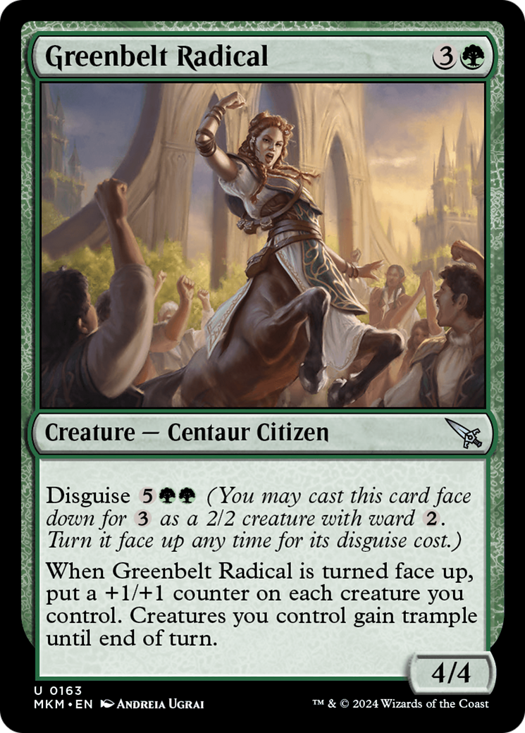 Magic: The Gathering - Greenbelt Radical Foil - Murders at Karlov Manor