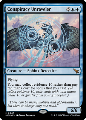 Magic: The Gathering - Conspiracy Unraveler Foil - Murders at Karlov Manor