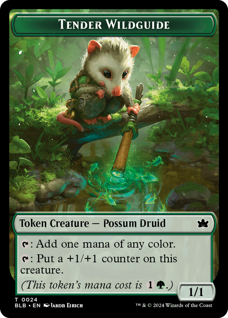 Magic: The Gathering - Tender Wildguide Token - Bloomburrow Tokens