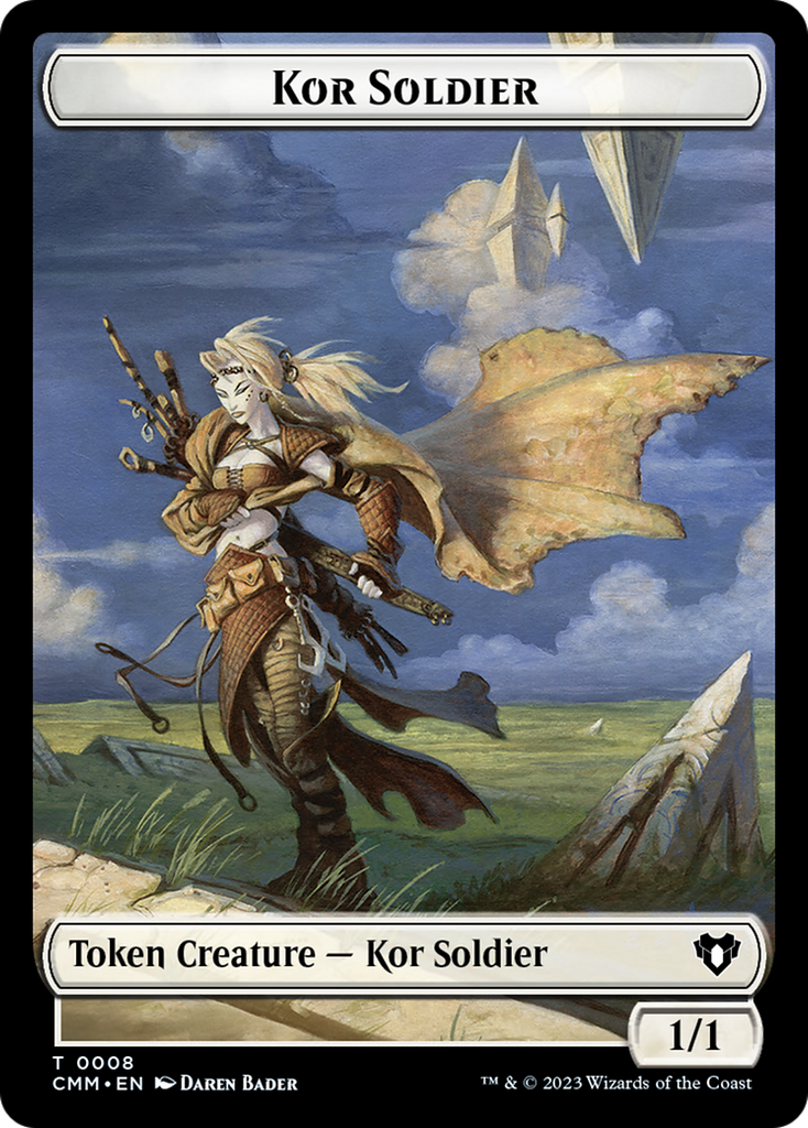 Magic: The Gathering - Kor Soldier Token - Commander Masters Tokens