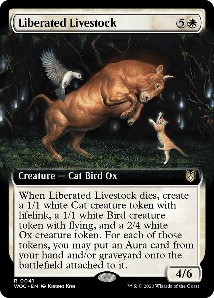 Magic: The Gathering - Liberated Livestock - Wilds of Eldraine Commander