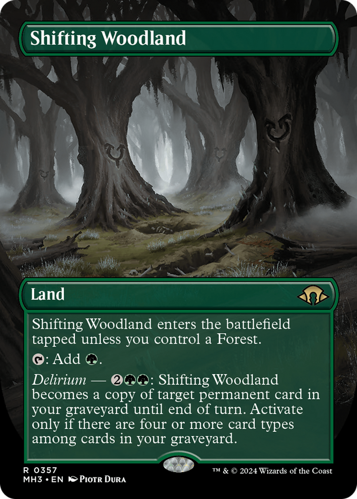 Magic: The Gathering - Shifting Woodland - Modern Horizons 3