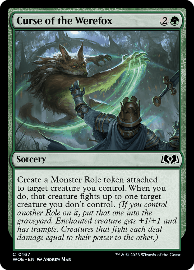 Magic: The Gathering - Curse of the Werefox Foil - Wilds of Eldraine