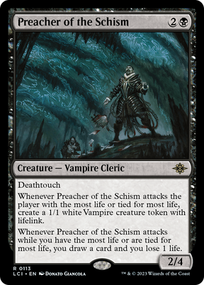 Magic: The Gathering - Preacher of the Schism Foil - The Lost Caverns of Ixalan