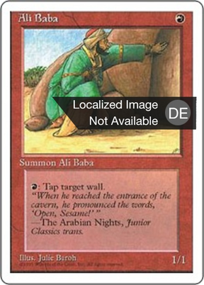 Magic: The Gathering - Ali Baba - Fourth Edition