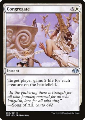Magic: The Gathering - Congregate - Dominaria Remastered