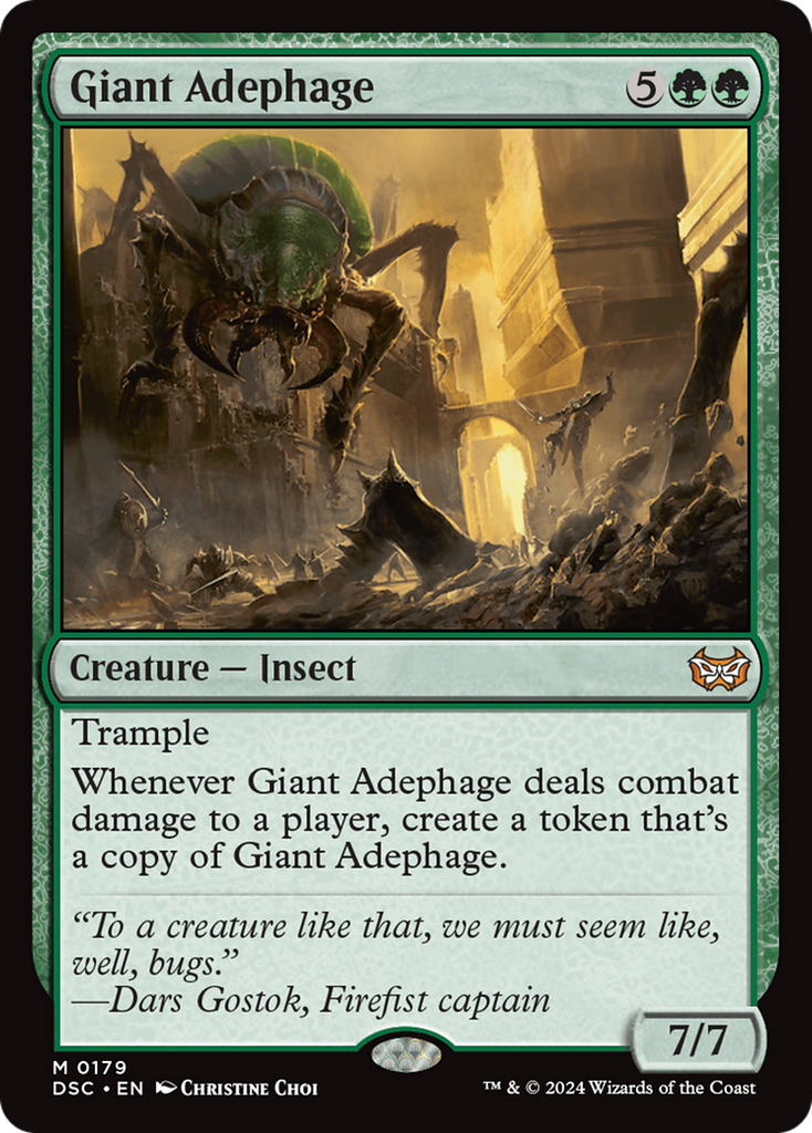 Magic: The Gathering - Giant Adephage - Duskmourn: House of Horror Commander