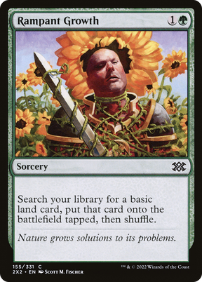 Magic: The Gathering - Rampant Growth Foil - Double Masters 2022
