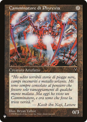 Magic: The Gathering - Phyrexian Walker - The List