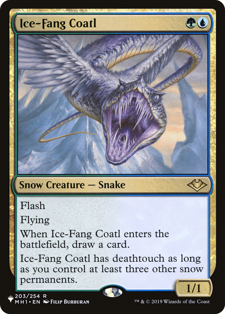 Magic: The Gathering - Ice-Fang Coatl - The List