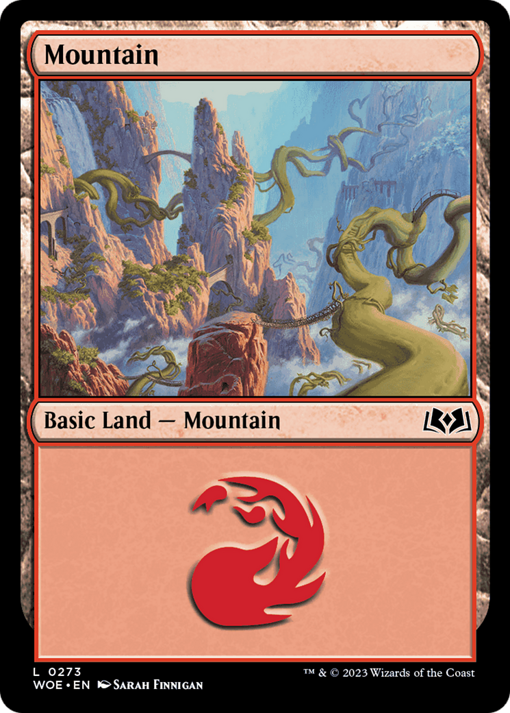 Magic: The Gathering - Mountain #273 Foil - Wilds of Eldraine