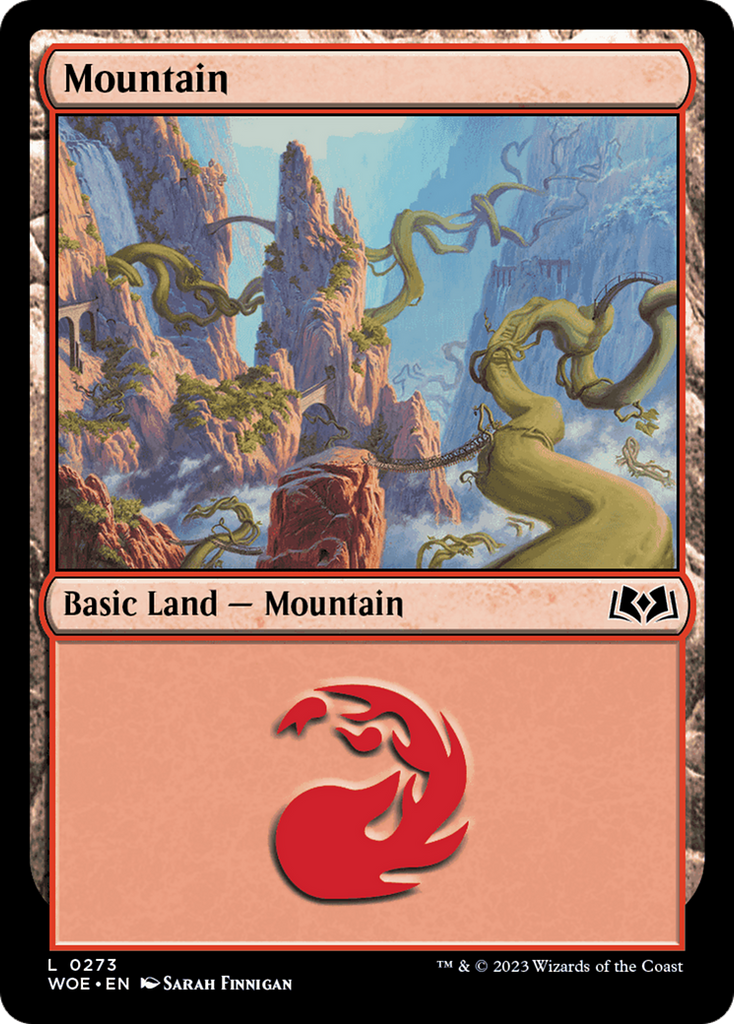 Magic: The Gathering - Mountain #273 Foil - Wilds of Eldraine