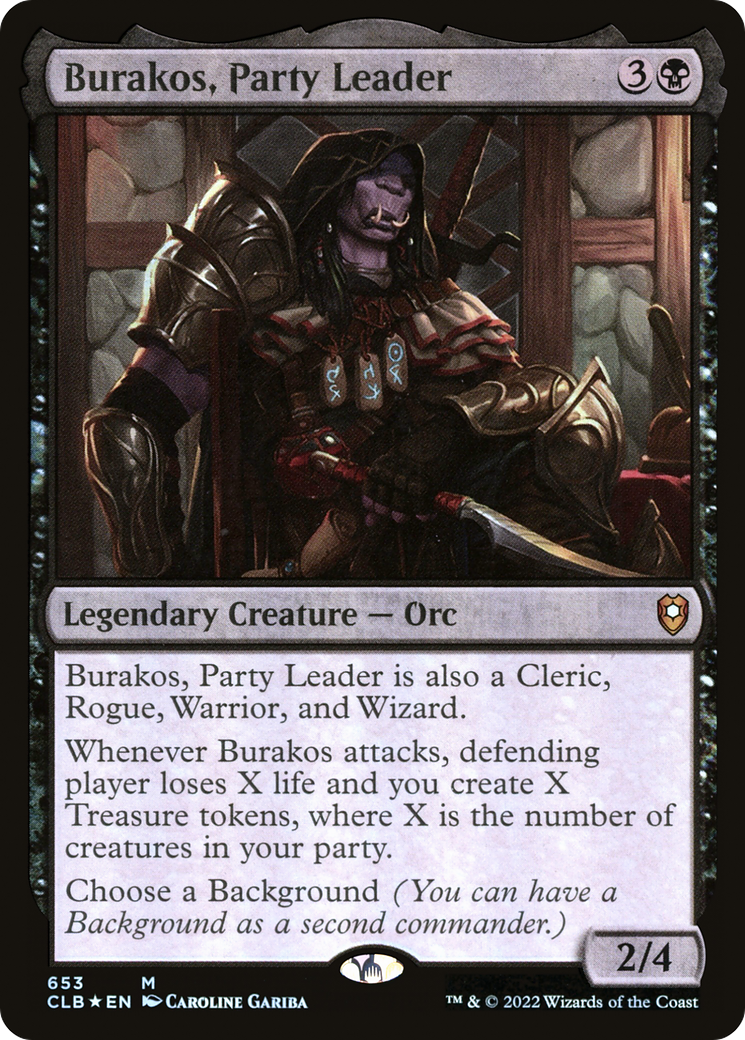 Magic: The Gathering - Burakos, Party Leader Foil - Commander Legends: Battle for Baldur's Gate