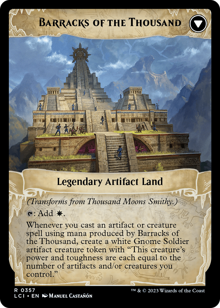 Magic: The Gathering - Thousand Moons Smithy // Barracks of the Thousand - The Lost Caverns of Ixalan