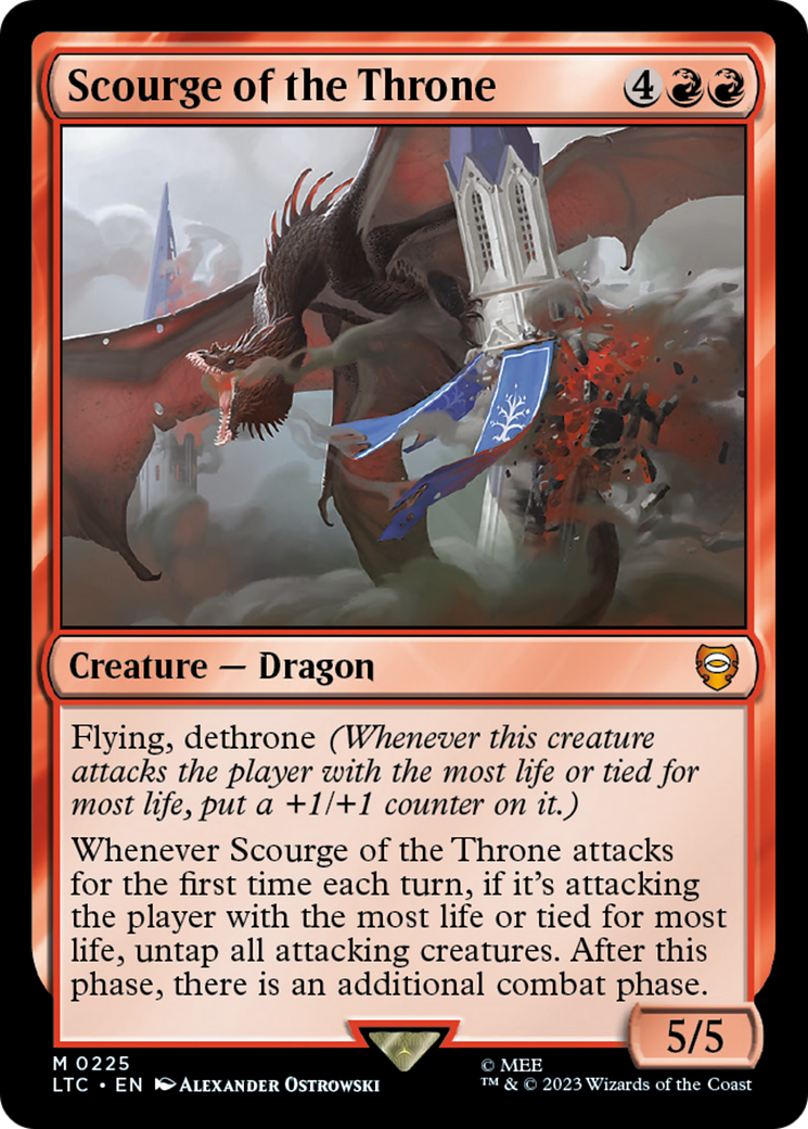 Magic: The Gathering - Scourge of the Throne - Tales of Middle-earth Commander