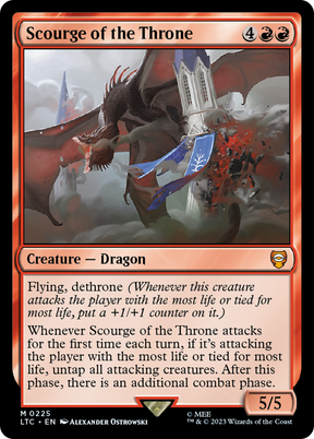 Magic: The Gathering - Scourge of the Throne - Tales of Middle-earth Commander