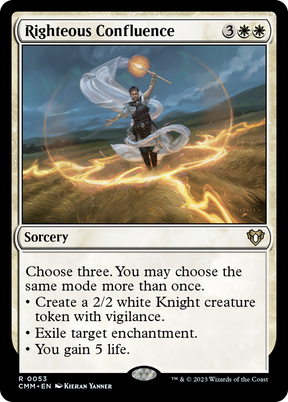 Magic: The Gathering - Righteous Confluence Foil - Commander Masters