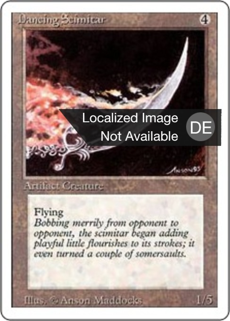 Magic: The Gathering - Tanzender Krummsäbel - Revised Edition