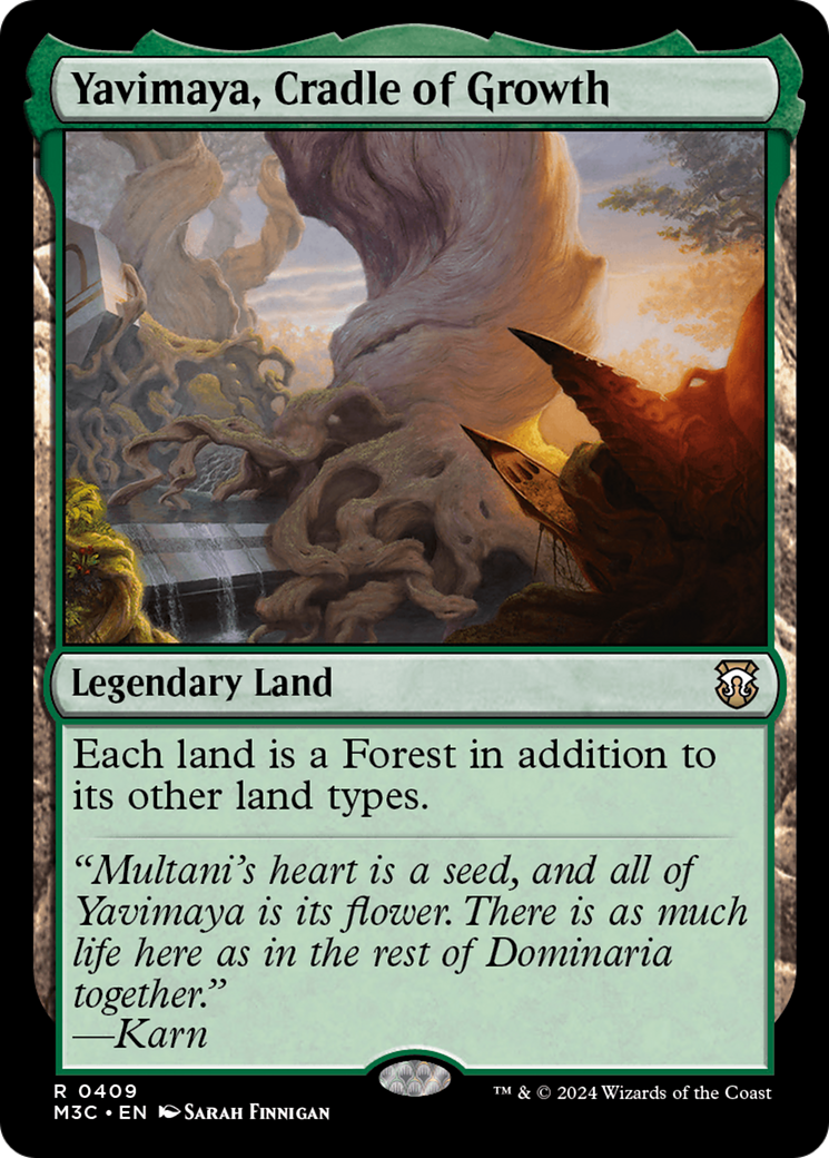 Magic: The Gathering - Yavimaya, Cradle of Growth - Modern Horizons 3 Commander