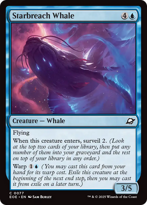 Magic: The Gathering - Starbreach Whale Foil - Edge of Eternities