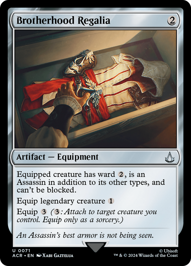 Magic: The Gathering - Brotherhood Regalia Foil - Assassin's Creed