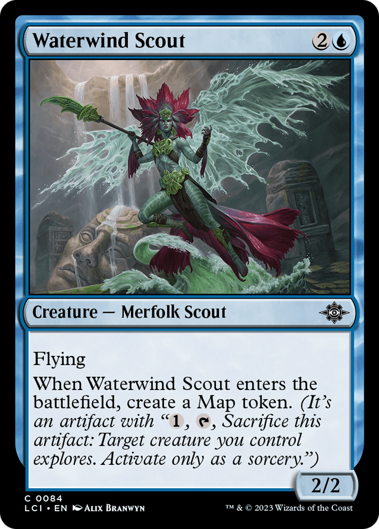 Magic: The Gathering - Waterwind Scout - The Lost Caverns of Ixalan