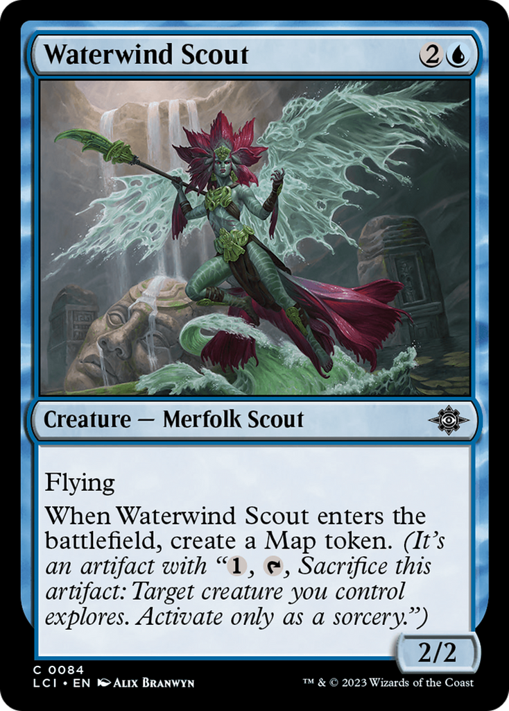 Magic: The Gathering - Waterwind Scout - The Lost Caverns of Ixalan