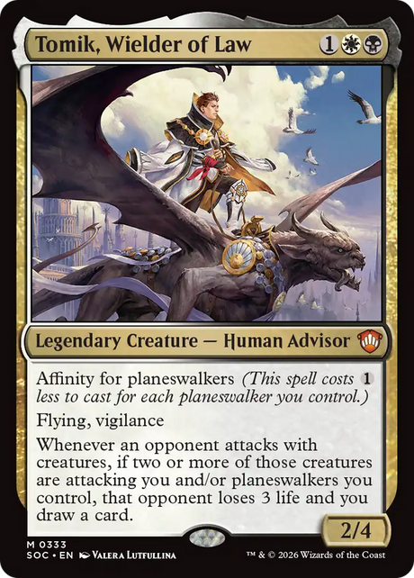 Magic: The Gathering - Tomik, Wielder of Law - Secrets of Strixhaven Commander