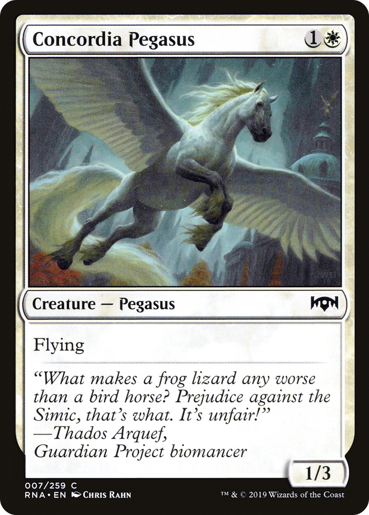 Magic: The Gathering - Concordia Pegasus Foil - Ravnica Allegiance