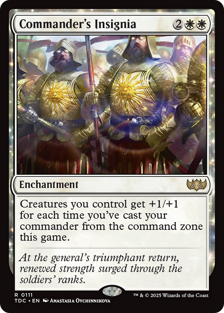 Magic: The Gathering - Commander's Insignia - Tarkir: Dragonstorm Commander