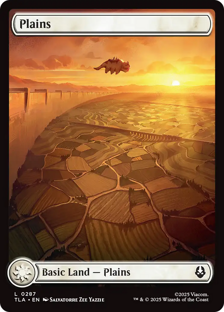 Magic: The Gathering - Plains #287 Foil - Avatar: The Last Airbender