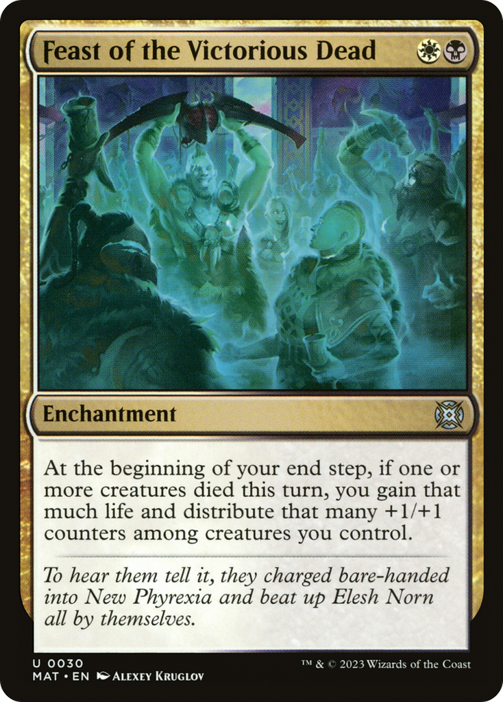 Magic: The Gathering - Feast of the Victorious Dead Foil - March of the Machine: The Aftermath