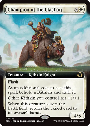 Magic: The Gathering - Champion of the Clachan Foil - Lorwyn Eclipsed