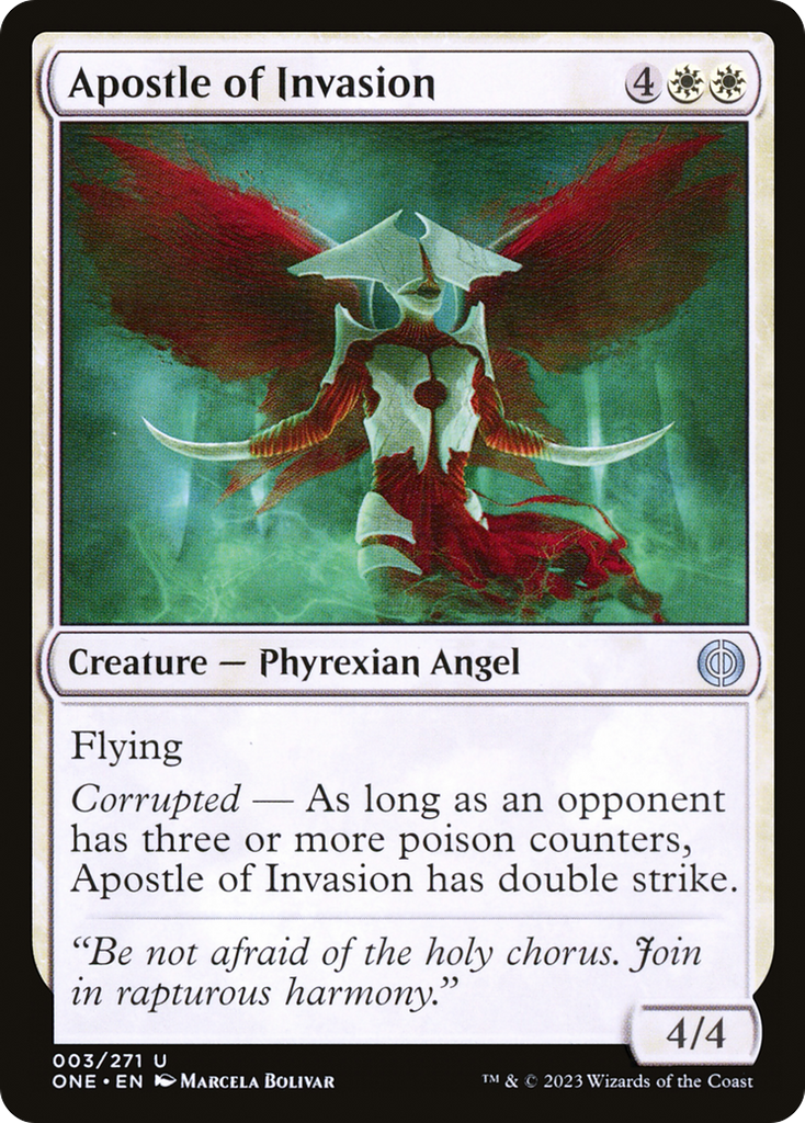 Magic: The Gathering - Apostle of Invasion Foil - Phyrexia: All Will Be One