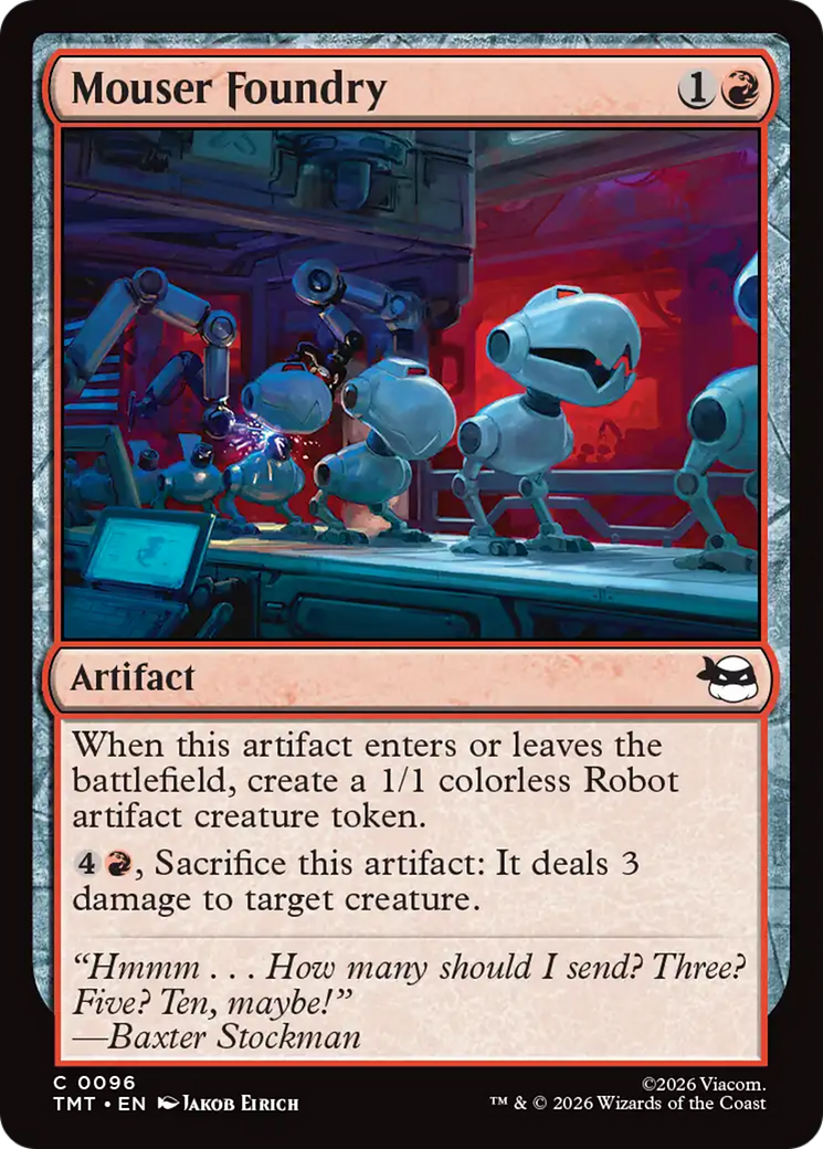 Magic: The Gathering - Mouser Foundry - Teenage Mutant Ninja Turtles