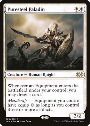 Magic: The Gathering - Puresteel Paladin Foil - Double Masters