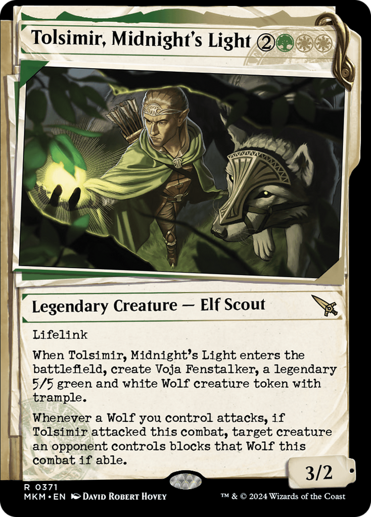 Magic: The Gathering - Tolsimir, Midnight's Light Foil - Murders at Karlov Manor