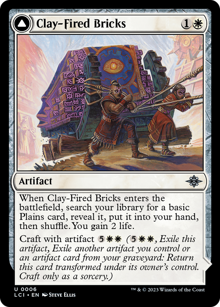 Magic: The Gathering - Clay-Fired Bricks // Cosmium Kiln - The Lost Caverns of Ixalan