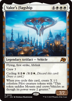 Magic: The Gathering - Valor's Flagship Foil - Aetherdrift