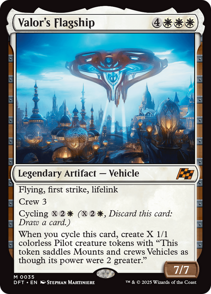 Magic: The Gathering - Valor's Flagship - Aetherdrift