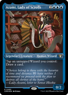 Magic: The Gathering - Azami, Lady of Scrolls Foil - Commander Masters