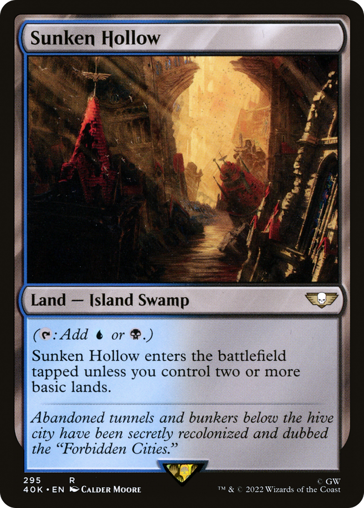 Magic: The Gathering - Sunken Hollow - Warhammer 40000 Commander