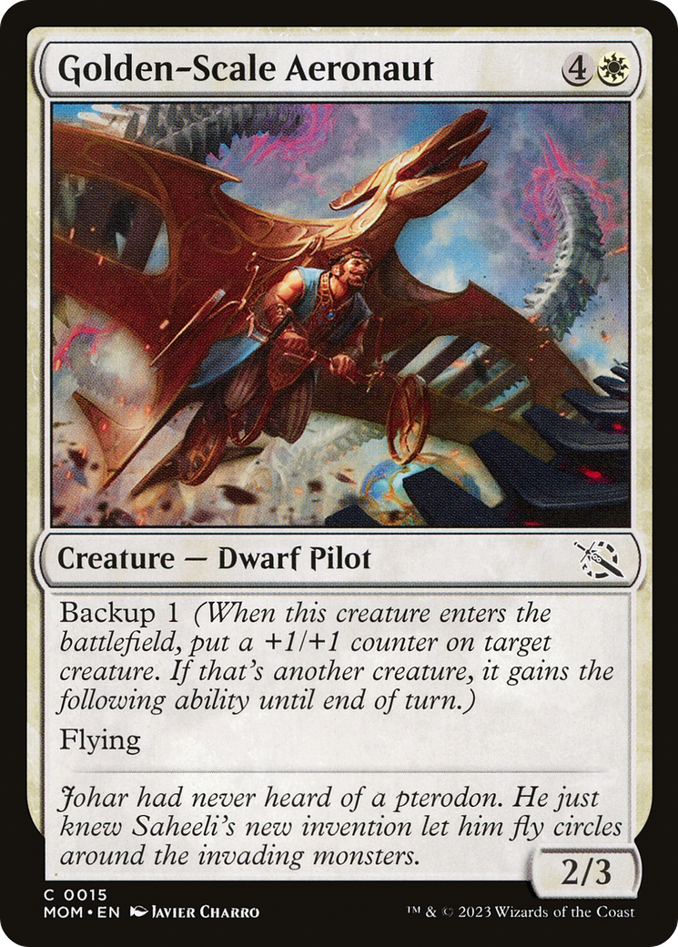 Magic: The Gathering - Golden-Scale Aeronaut - March of the Machine