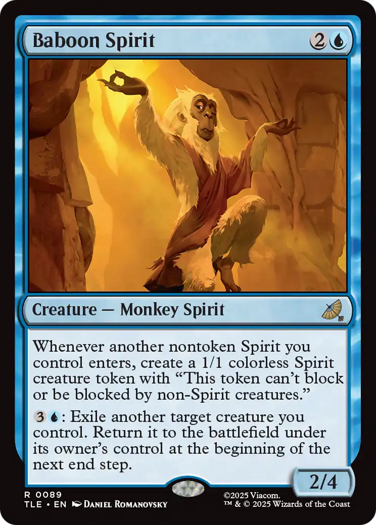 Magic: The Gathering - Baboon Spirit Foil - Avatar: The Last Airbender Eternal