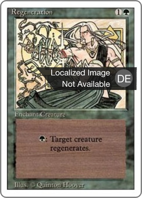 Magic: The Gathering - Regeneration - Revised Edition