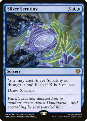 Magic: The Gathering - Silver Scrutiny - Dominaria United