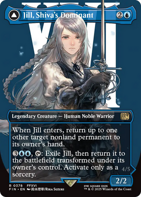 Magic: The Gathering - Jill, Shiva's Dominant // Shiva, Warden of Ice - Final Fantasy
